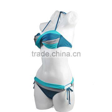 2017 Summer Wholesale Women's Sexy Push Up Vintage Bikini Swimwear (LD131004) photo-3