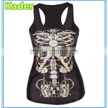 Girls skull skeleton tank top