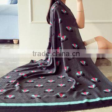 New Arrival 2017 Spring Girl Muffle Special Tartan Printed Design Cotton and Linen Material 190*90cm Women Scarf photo-6