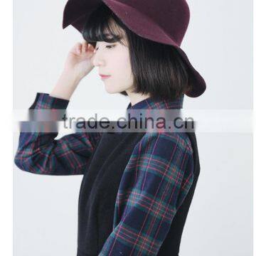 100% Cotton Flannel Plain for Girls' Shirts Anti-pilling Flannel Shirt for Girls photo-2