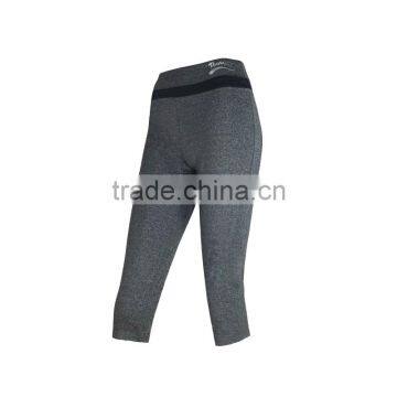 Cheap Sexy Girls Dark Grey Plain Quick Dry Wearing Yoga Pants photo-4