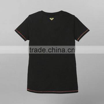 Women's V-neck Letter Print Tshirt photo-2