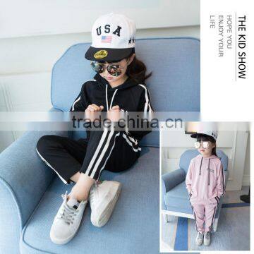 S17663A Wholesale kids sports clothes set children's boutique clothing