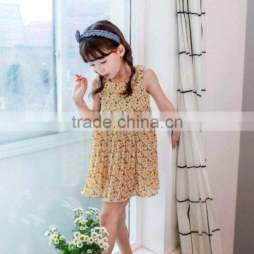S17576A Summer Children's Girl's Flower Princess Dress photo-2