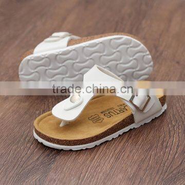 S17453A Summer Children's Cork Slippers Boys High Quality Buckle Slippers photo-2