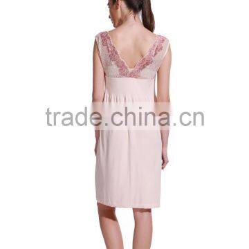 High Quality Women Casual Dress Summer Sexy Lace Dress With Pad photo-2
