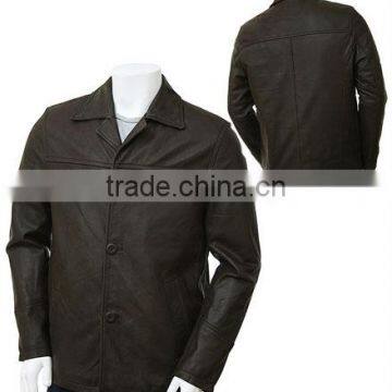 high quality mens leather coat