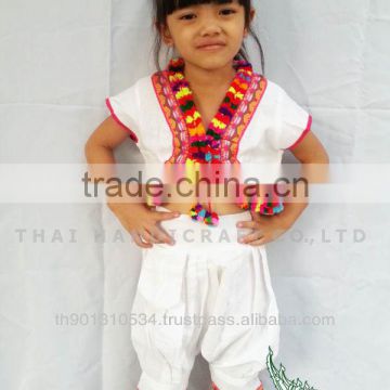 Thai Hmong children's clothing outfit cotton Aladdin fisherman pants