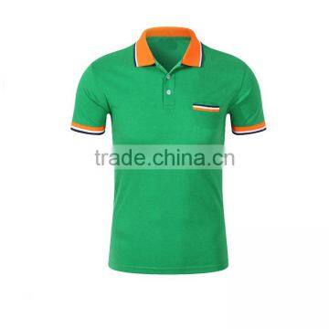 Custom T Shirts For Men With Collar Short Sleeve Dry Fit Polo Shirts 100% Cotton photo-4
