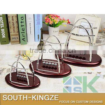 Oval Metal Kinetic Newton's Cradle, Theorem of Momentum Instrument photo-3