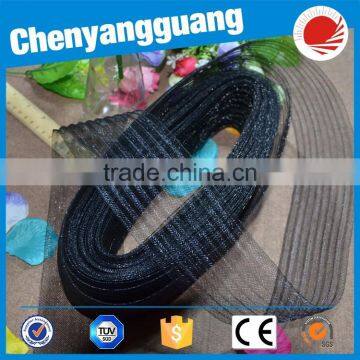 Elastic polyester crin horsehair for evening dress braid