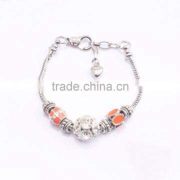 17-21cm Silver Plated Snake Chain Lobster Clasp European Fashion Bracelet BL1003 photo-3