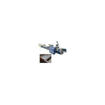 plastic hollow board extrusing machine