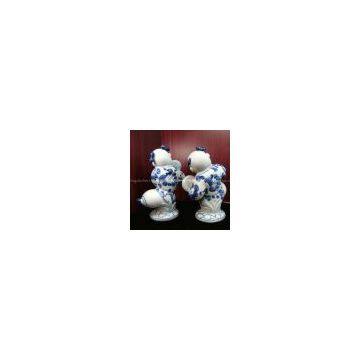 Set of 4 Small Boy Porcelain Figurine WRYEQ10 photo-2