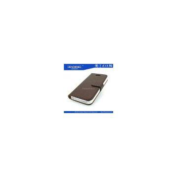 Wallet PU Fashion protective Case with buckle for iPhone4S