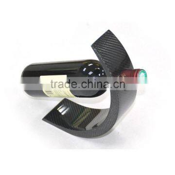 100% Carbon Fiber Wine Holder Glossy Surface Wine Rack