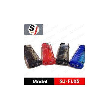 Butane lighter with flash light-wholesale lighter with ISO9001