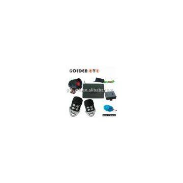 One way car alarm system