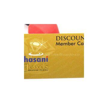 Plastic Discount Card for Shopping