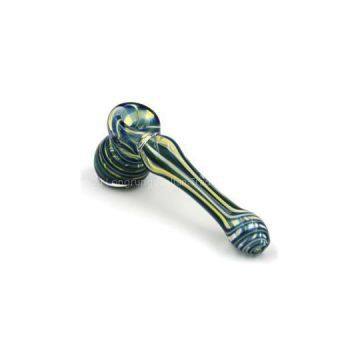 5.3 Inches Assorted Glass Smoking Pipes Sandblasted