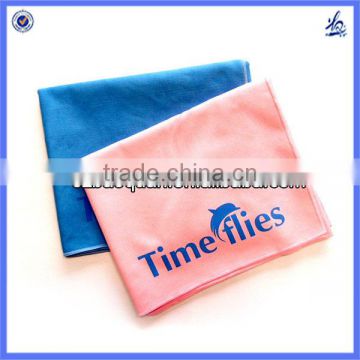 printed suede microfiber towel/suede microfiber towel china manufacturer/heat transfer printing suede microfiber towel