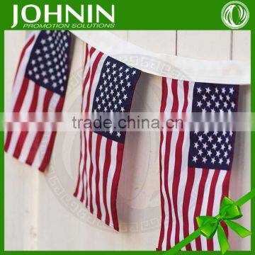 Best Sales Cheap Fabric String Home Decor American Bunting Flag