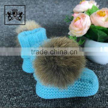 Winter Fall Boutique Kids Baby Manufacturers Booties Handmade Kinitted Shoes