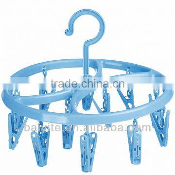 2013 New style clothes hanger ,12clips, insulate hanger , small clotheshorse