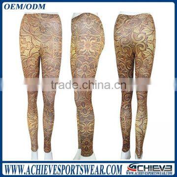 Wholesale Custom Polyester Spendex Dry Fit Brand Name Leggings, Women Fitness Legging Pants photo-3