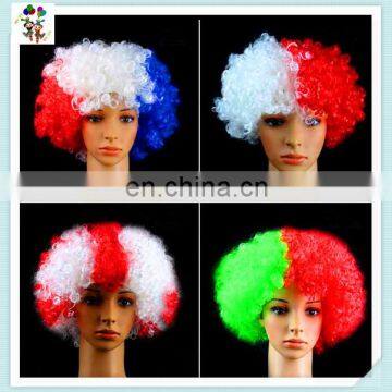 New York Yankees Costume Cheap Curly Big Afro Wigs HPC-0059