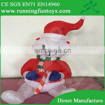 Outdoor Christmas decoration inflatable christmas polar bear