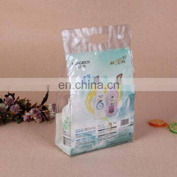 Transparent Custom Flat Bottom Plastic Pvc Gift Bag Cosmetic Bag Pvc Packaging Bag With Handing photo-5