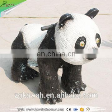 KAWAH Outdoor Cartoon Animal Scooter Attractive Animal Electric Panda Toy Car For Sale