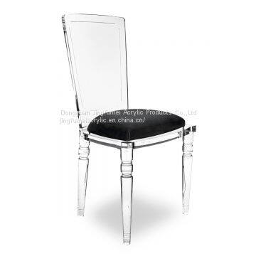 Modern Ghost Chair Dining Room Chiavari Chair Clear Lucite Comfort Dining Chair photo-2