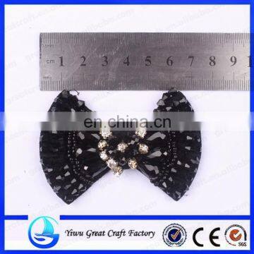 Bowknot shoe accessories manufacturers selling handmade beaded shoes flower corsage, manual bowknot of flowers