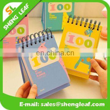 Hot sale cute mini spiral notebook custom notebook