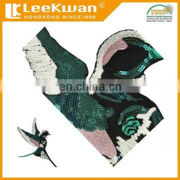 Tajima Embroideried High-quality Sequin Patch With Laser-cut Border photo-2