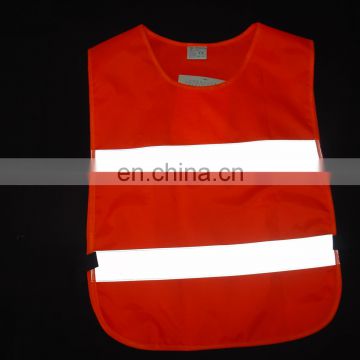 Red Reflective fabric Roadway Hi-vis reflective safety vest clothing warning uniform for woman workers