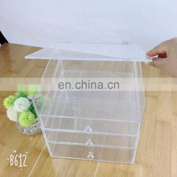 Customized and Useful 4 Tiers Acrylic Cosmetic Storage Box photo-4