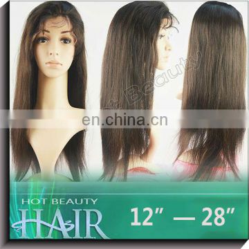 2013 wholesale brazilian hair lace front wig with baby hair