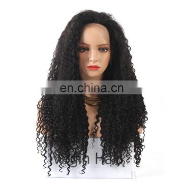 Kinky curly wig human hair lace front wig