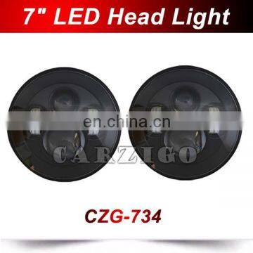 Chinese Fair Show IP68 4*4 7 Inch Round Head Light for Jeep jk Motorbike photo-2