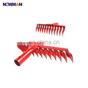 Trustworthy Supplier Red Rake Heads, Twelve Teeth Single Color Steel Rake