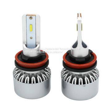 H11/H8/H9 LED Headlight Bulbs Conversion Kit, DOT Approved, Canbus CSP Chips Low Beam/Fog Light Bulb- 6000LM 6000K Xenon White photo-4