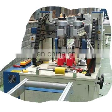 Automatic aluminum profile knurling thermal break machine with strip feeder