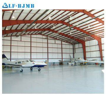 Large Span Prefab Light Steel Frame Airplane Hangar Shed Steel Structure Plane Hangar