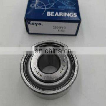 Farm Machinery Hub Bearing 5204PY3 Double Row Angular Contact Ball Bearing Koyo Cross Reference 5204KRP50 photo-2