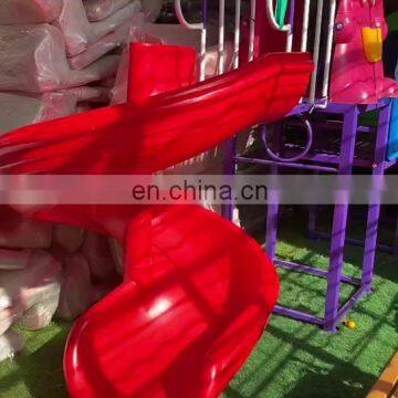 popular playground kids outdoor equipment plastic slide on sale