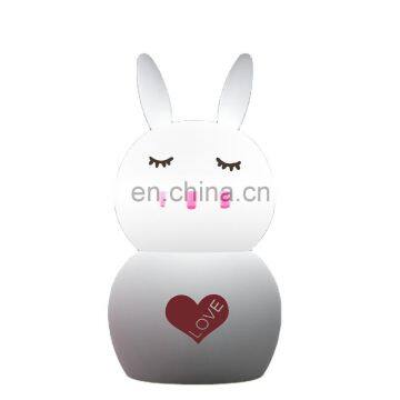 wholesale 2020 Modern cute Baby bedroom lamp ABS plastic mood light Remote control Rabbit night light for switch atmosphere