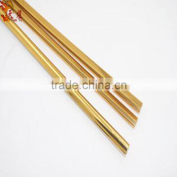 Best Quality Factory Sell 8mm Width Aluminum Shiny Color Pvc Plastic u Trim Strip Profile photo-2